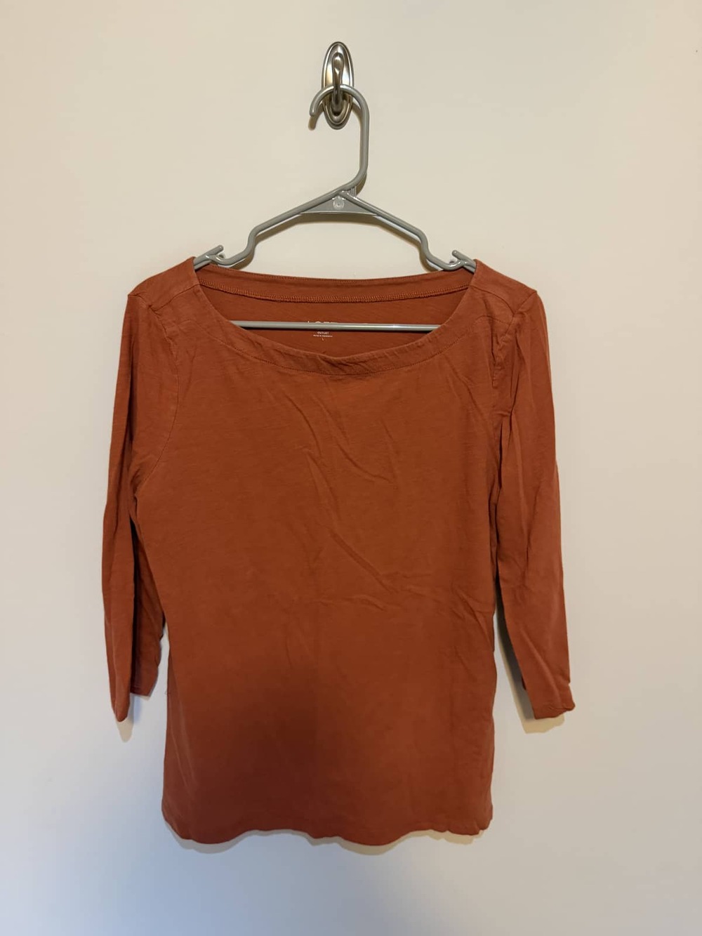 LOFT Outlet Women's shirt Red Size L